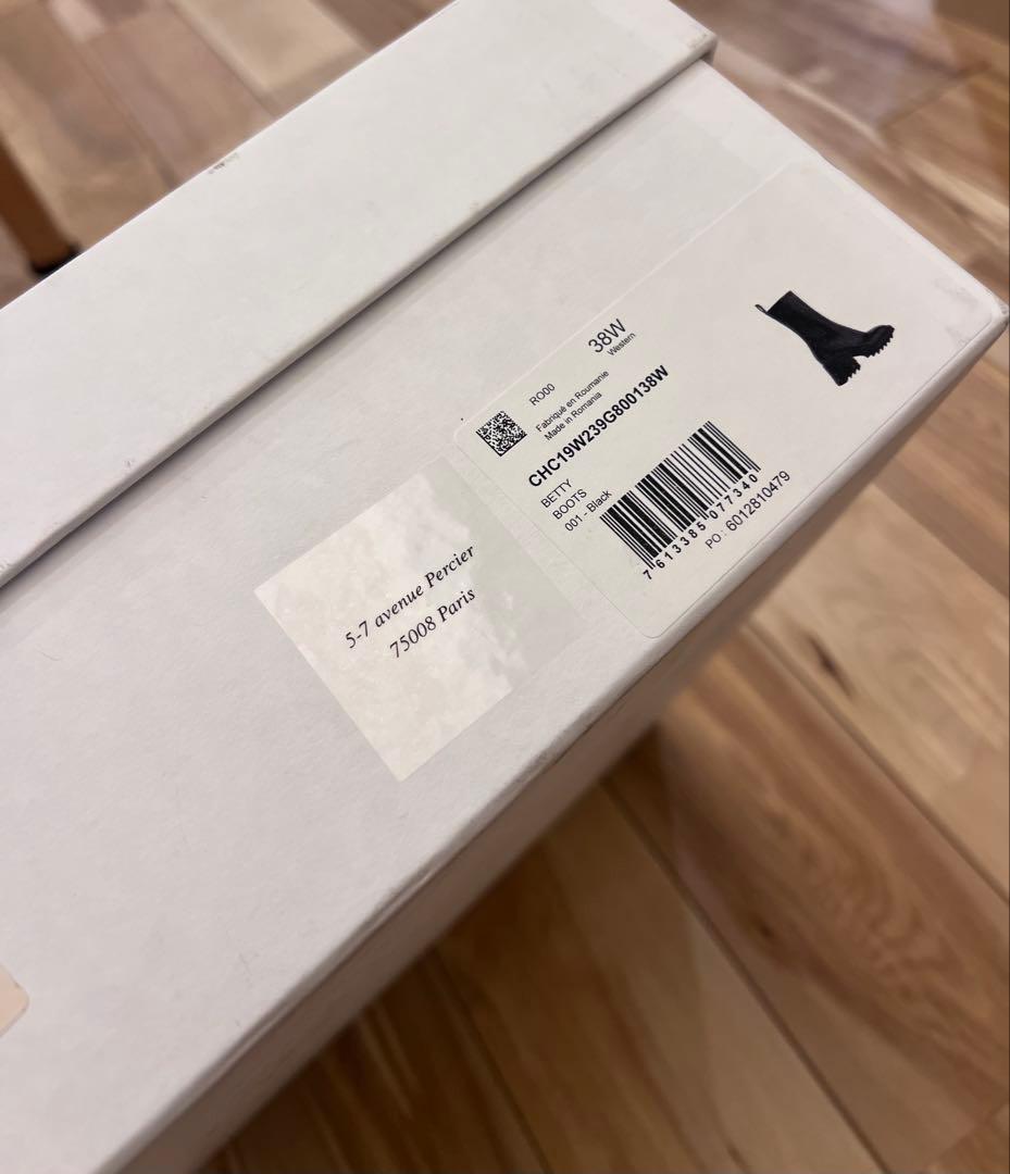 Chloe BETTYレインブーツ／クロエ長靴　38 ブラック