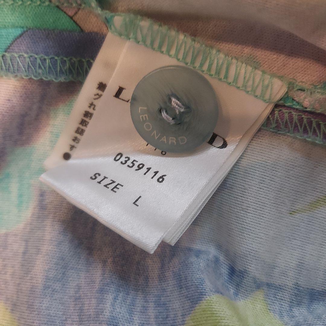 LEONARD フラワー・パターン 半袖Tシャツ