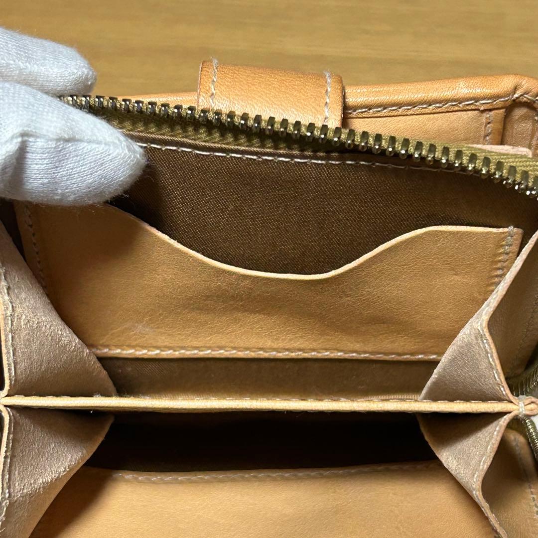 IL BISONTE 二つ折り財布 ナチュラルレザー