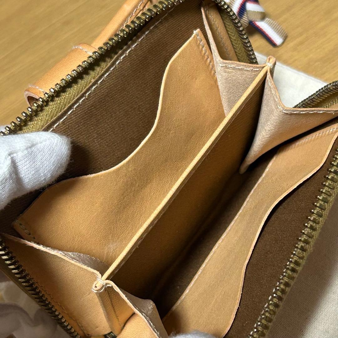 IL BISONTE 二つ折り財布 ナチュラルレザー