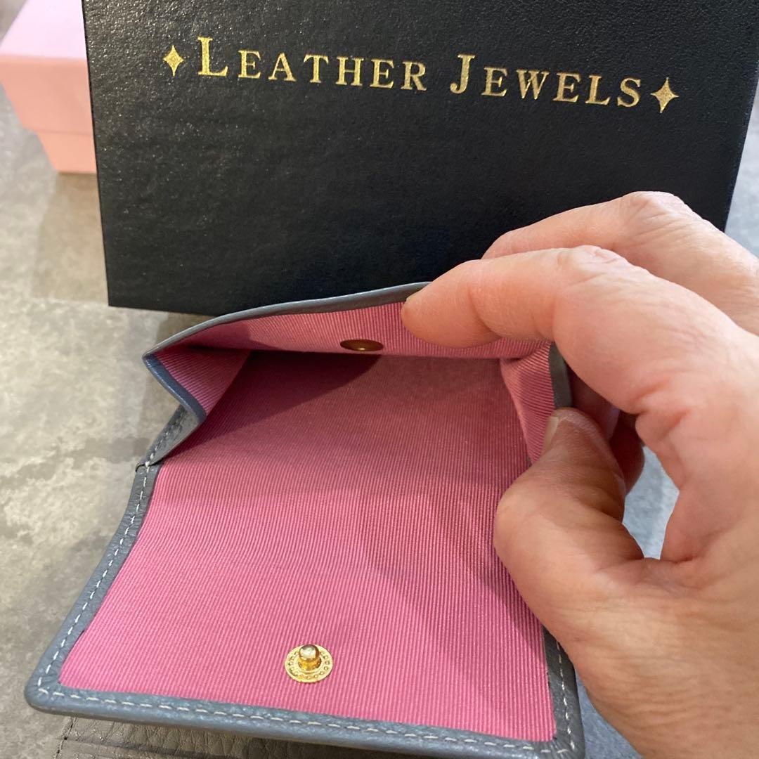 レザージュエルズナイルクロコウォレットピンク