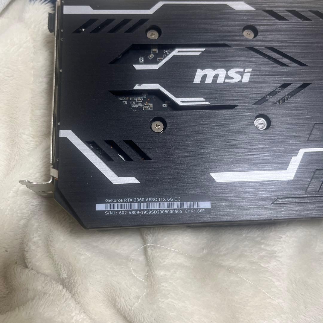グラフィックボード・グラボ・ビデオカード MSI GeForce RTX 2060 AERO ITX 6G OC