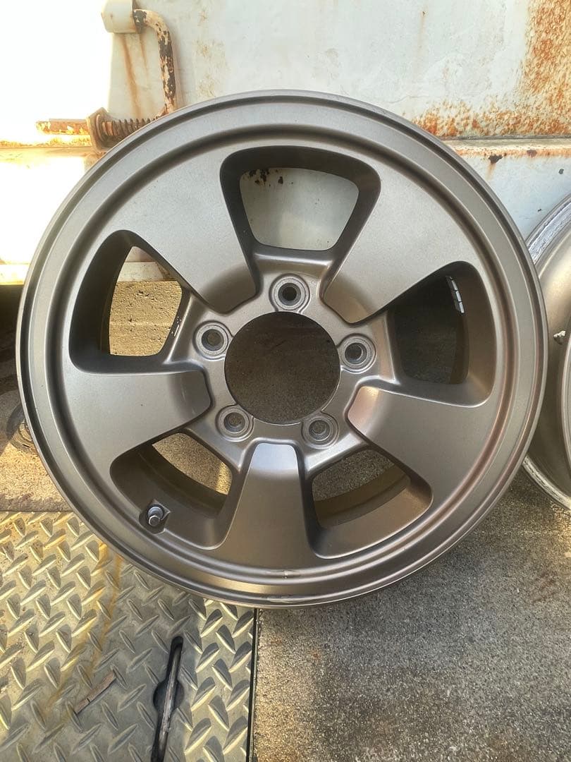 引取り限定‼️ ジムニー純正アルミホイール5本　 ブロンズ塗装