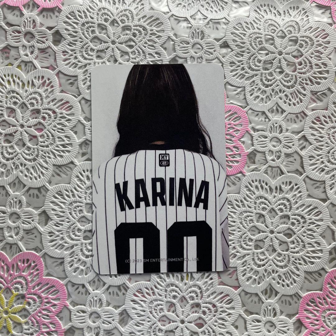 カリナ aespa 野球 Better Things ユニフォーム トレカ