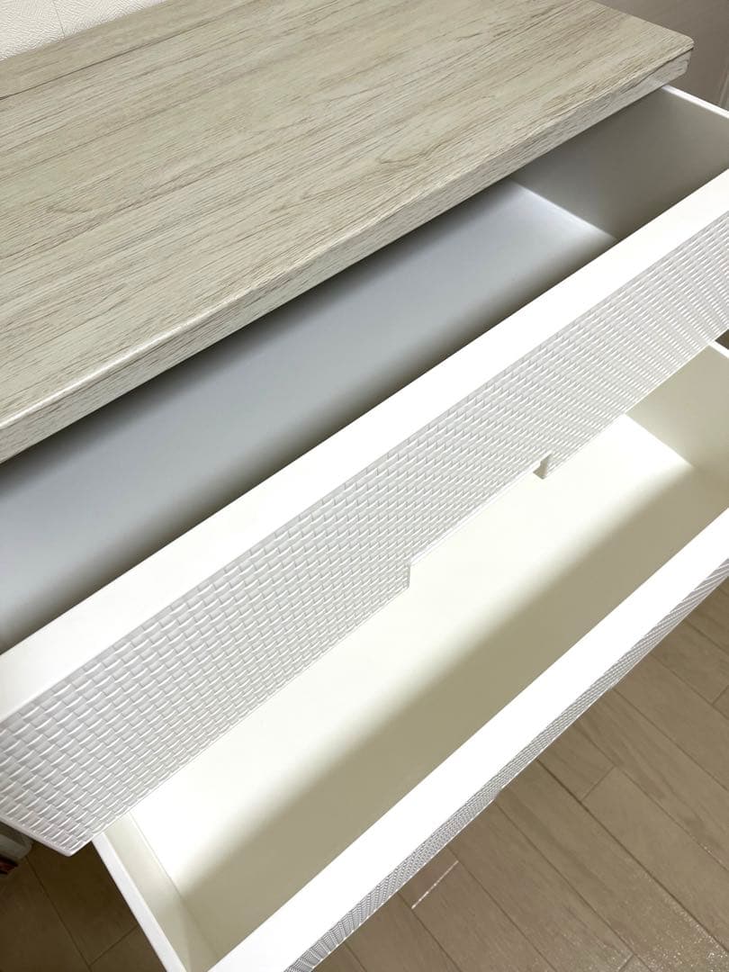 4段チェスト ホワイト