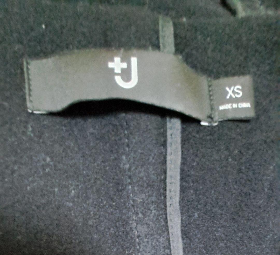 いちごみるく　+J　ウールオーバーサイズダッフルコート　XS 　ブラック