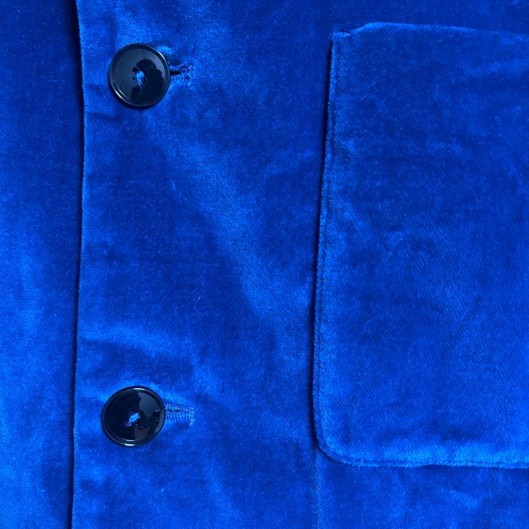 【BARENA】ベロアカバーオールジャケット イタリア製