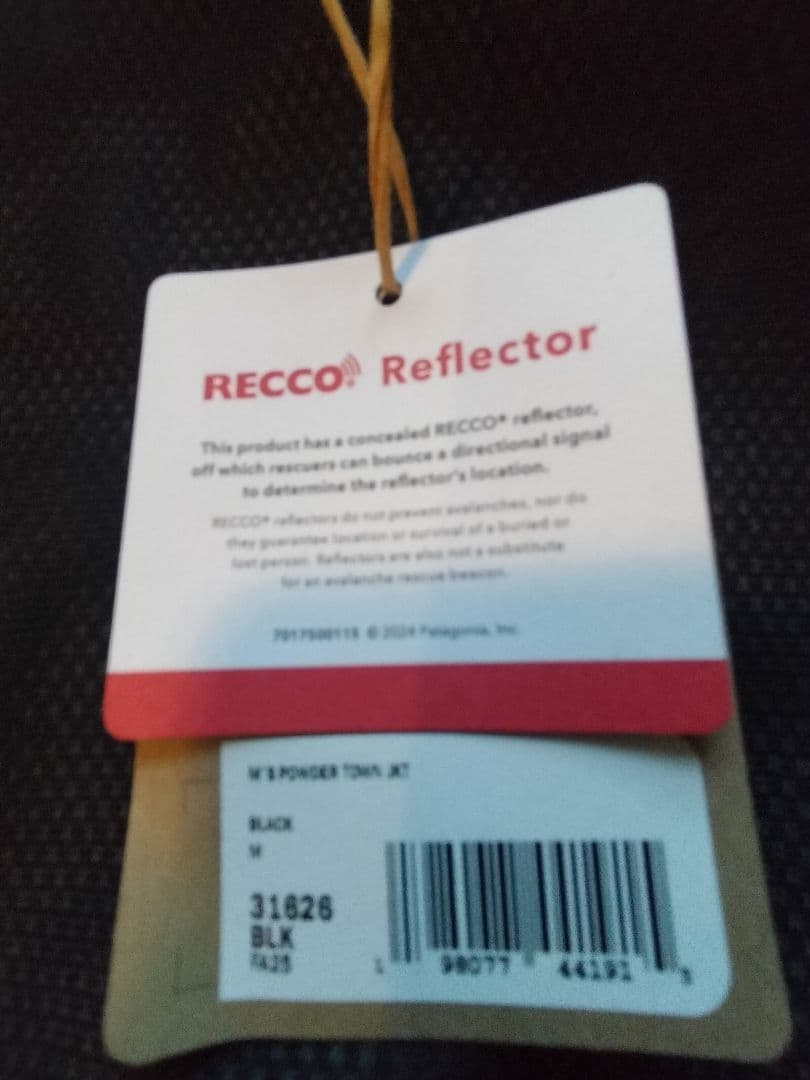 Patagonia Powder Town パタゴニアMサイズ　ブラック　新品