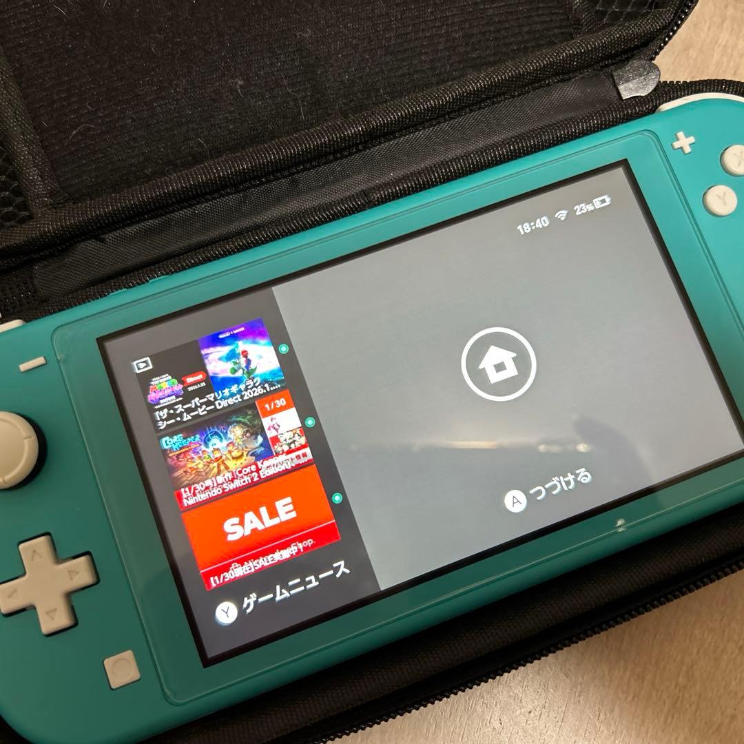 【動作品・付属品付き】 ニンテンドー Switch LITE ライト ターコイズ
