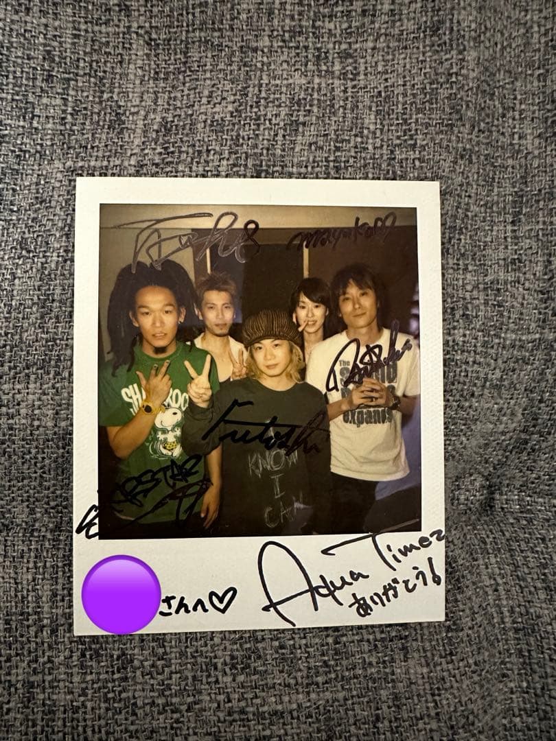 Aqua Timez チェキ　直筆サイン