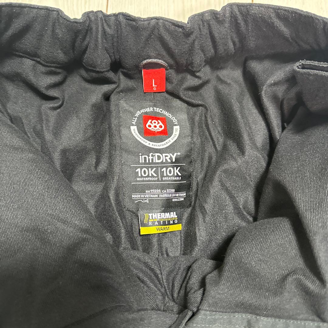 21-22 シックスエイトシックス(686) スノーボードウェア パンツ L