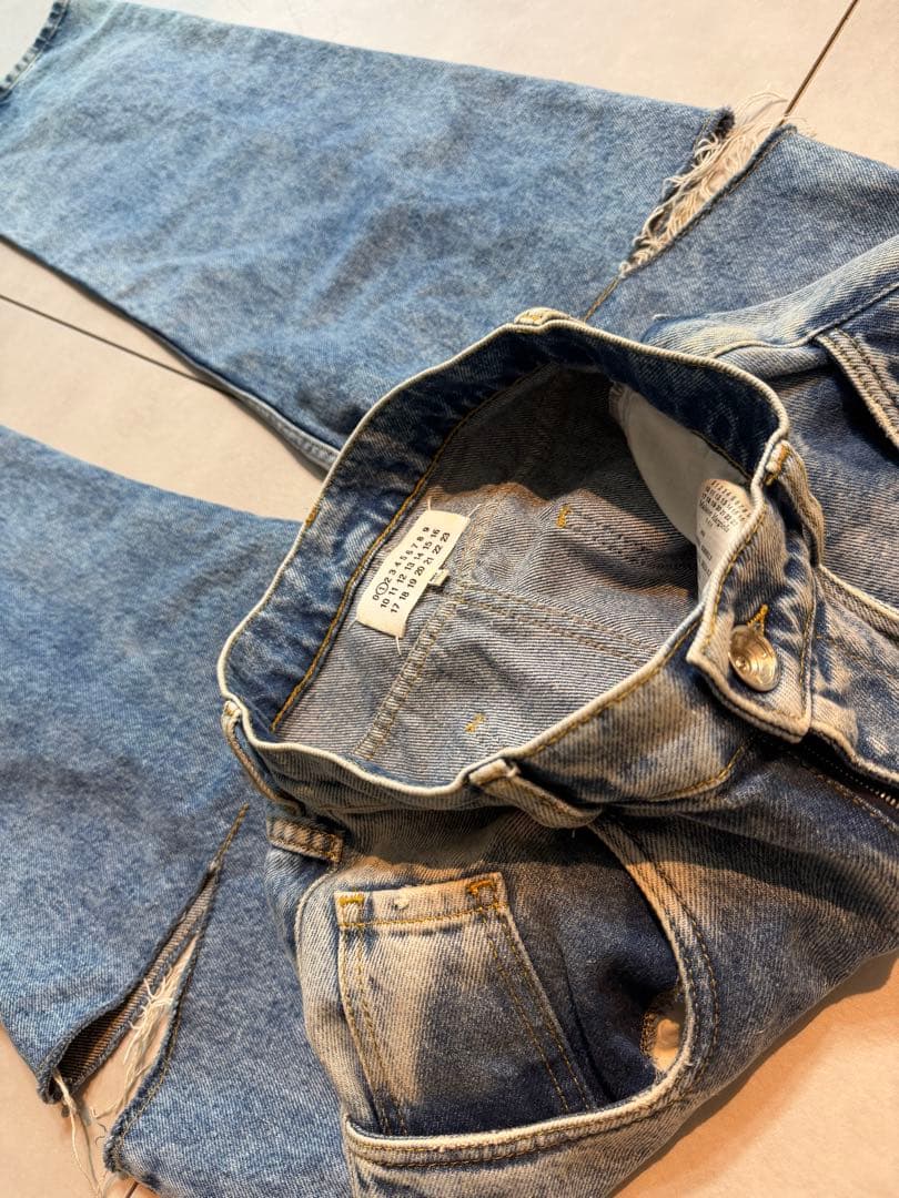 Maison Margiela カットデザイン デニムパンツ 38 マルジェラ